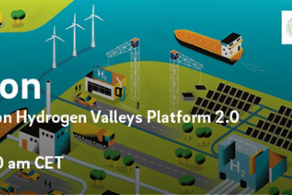 Register now and join us for the official re-launch of the Hydrogen Valleys Platform 2.0.